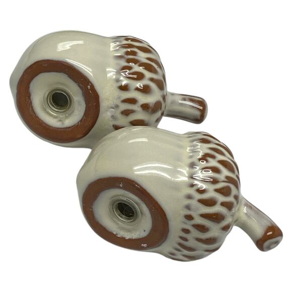 Target Casual Home Acorn Salt and Pepper Terra Cotta Clay MIB - Picture 4 of 9